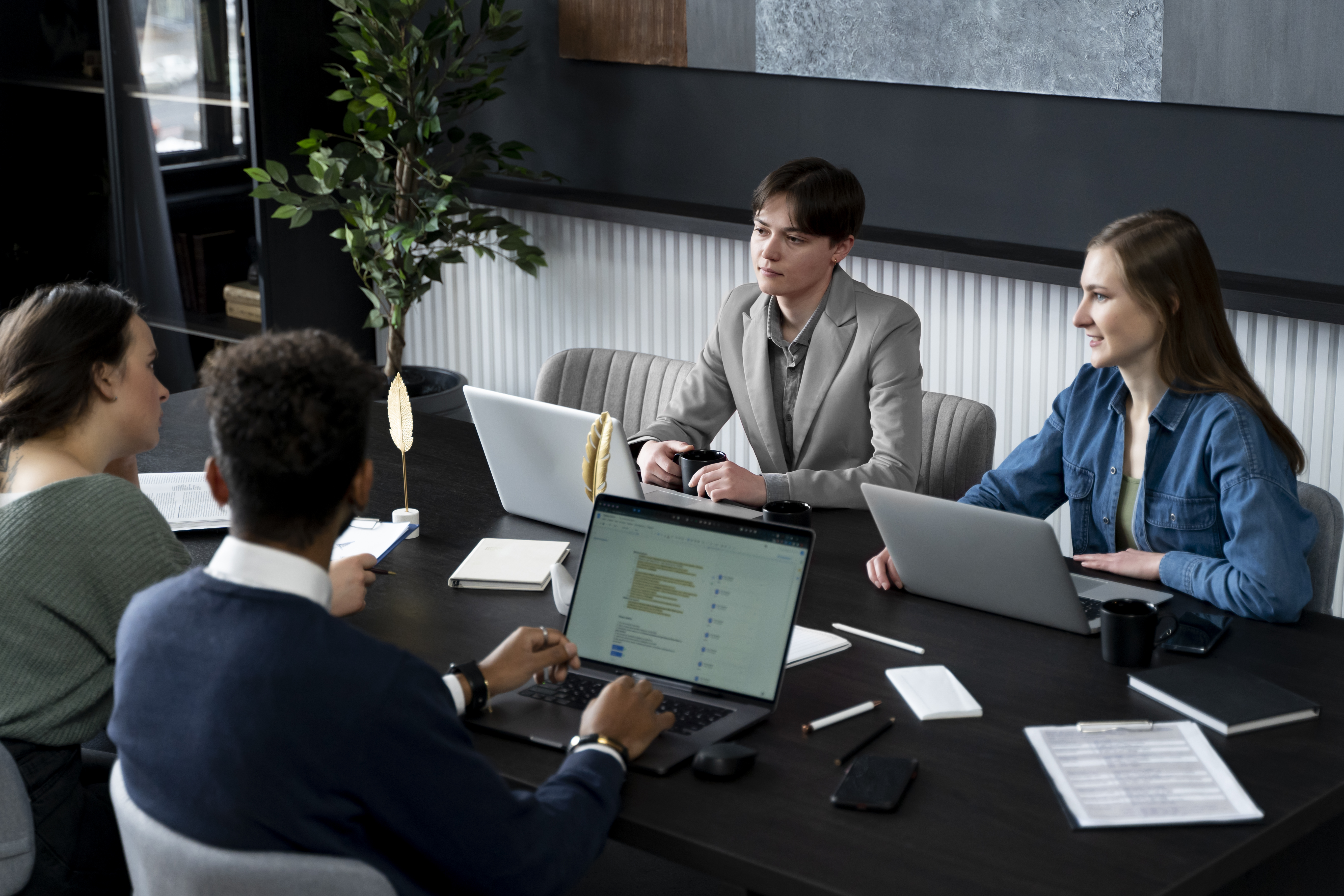 Business meeting background